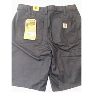 CARHARTT Womens 8 Loose Fit Pro Canvas Cargo Shorts Work Wear Rugged Flex 10"‎